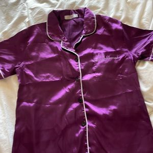 Silk pj top